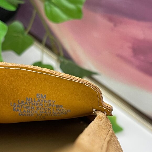 Marc Fisher LT Suede Moccasin Tassel Loafers in Medion Natural Size 6 - Picture 14 of 15